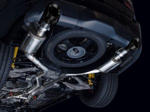 Dodge Durango Hellcat Performance Exhaust - AWE Tuning - Touring Edition Cat Back - Diamond Black Tips - `18-`23